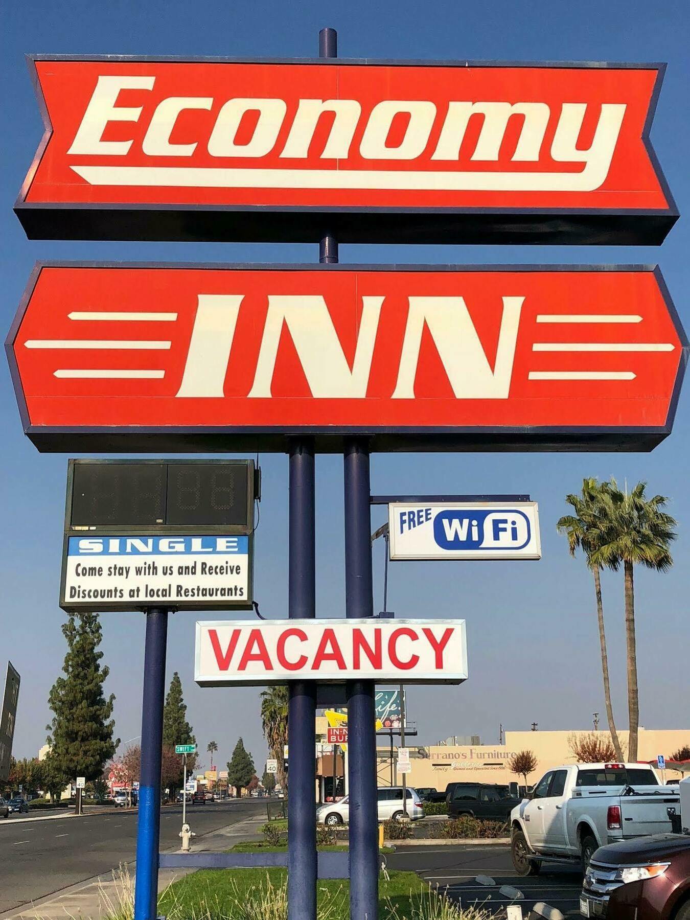 Economy Inn Fresno Exterior foto